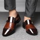 Business Oxford Leather Shoes Breathable Dress Shoe summer 2022 Male Office Wedding Flats Footwear formal shoes for men