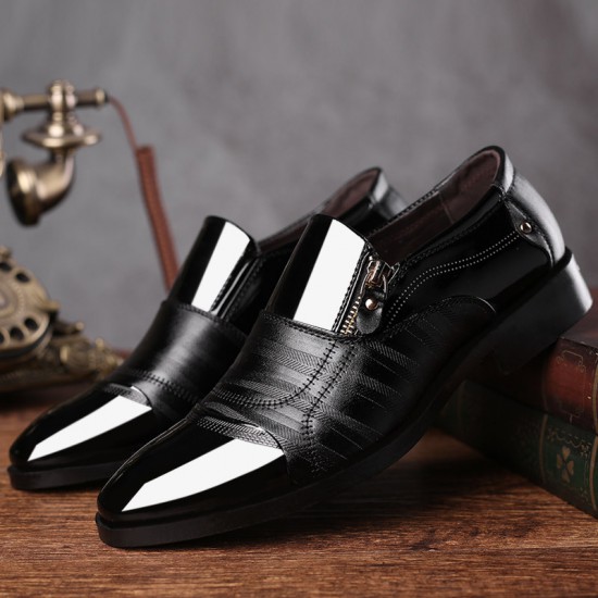 Business Oxford Leather Shoes Breathable Dress Shoe summer 2022 Male Office Wedding Flats Footwear formal shoes for men