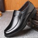 Best Selling Adult Hard Sole Lightweight Leather Shoes Black Casual Shoes Business Men Leather Shoes