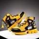 and winter cool latest attract attention fashionable orange handsome men sock boots mesh shoes man